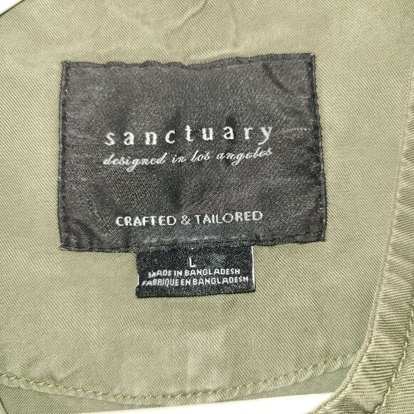 Sanctuary By Anthrpologie Dark Green Utility Jacket - Picture 5 of 5